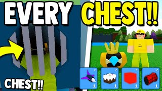 EVERY CHEST LOCATION FREE ITEMS  Build a Boat for Treasure ROBLOX [upl. by Nealey]