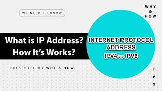 What is IP Address  Networking  IPV4 vs IPV6  How Its Works   DNS  By Why amp How [upl. by Aseram189]