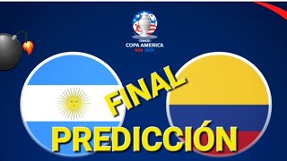 ⚽️ARGENTINA🆚️COLOMBIA⚽️ PREDICCIÓN FINAL [upl. by Ferreby]