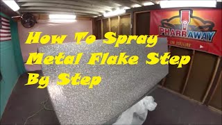 How To Spray Metal Flake Step By Step [upl. by Toh51]