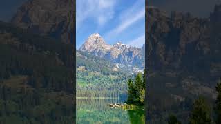 Taggart Lake nature yellowstonenationalpark nationalpark mountains grandteton lake [upl. by Oicneserc]