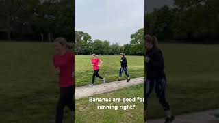 Bananas are good for running right mindsetmatters running [upl. by Aryajay272]