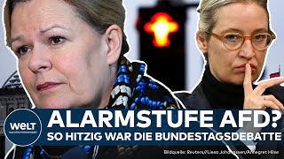 EKLAT IM BUNDESTAG quotWir müssen die Demokratie wahrenquot – AmpelAlarm gegen die AfD [upl. by Norehc131]