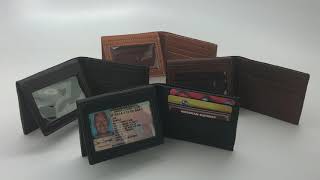 BullhideBeltscom Deluxe Bifold Wallets [upl. by Rayshell437]