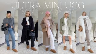 HOW TO STYLE ULTRA LOW MINI UGGS amp MINI UGGS WINTER OUTFIT IDEAS  India Moon [upl. by Vins199]