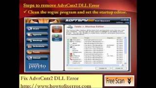 Fix AdvrCntr2 DLL Error [upl. by Dnomayd389]