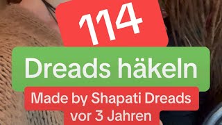 ✨Shapatiwork ✨114 Dreads  Pflege  Entwicklung  wie wird so viel Haar gewaschen [upl. by Yrogiarc]