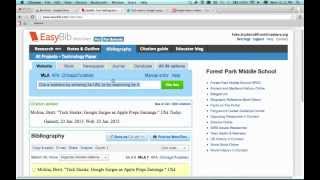 EasyBib  Create Citations amp Export To Google Docs [upl. by Vez]