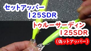 セットアッパー125SDRとトゥルーサーディン125SDR、比較 [upl. by Mccartan]