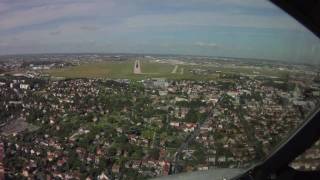 Pilots eye view landing at Paris Orly [upl. by Mcmath]