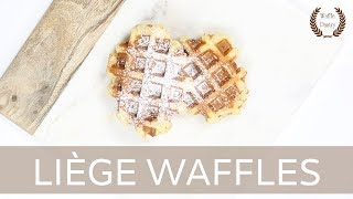 How to Make Belgian Liège Waffles  Pearl Sugar Recipe  WafflePantrycom [upl. by Concordia]