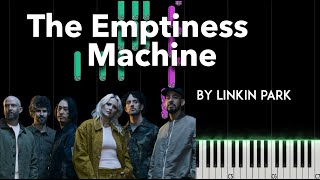 The Emptiness Machine by Linkin Park piano cover  sheet music amp lyrics [upl. by Gasser]