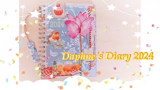 【紙物好き】Daphnes Diary 2024 [upl. by Hindu]