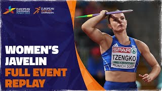 Womens Javelin Final  Munich 2022  Elina Tzengko [upl. by Onofredo]