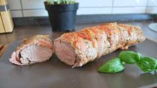 Schweinefilet mit Salbei und Speckmantel [upl. by Thaddus]