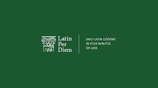 LatinPerDiem Latin Lessons Descartes Prima Meditatio 2 [upl. by Jacenta31]