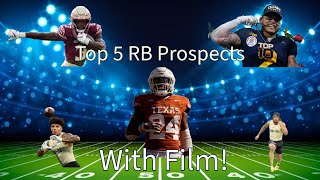 Analysis of top 5 RB Prospects 2024 w Film [upl. by Chastain]