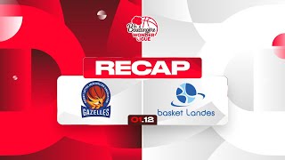 RECAP Lattes Montpellier  Basket Landes  J08 La Boulangère Wonderligue 20242025 [upl. by Benn]