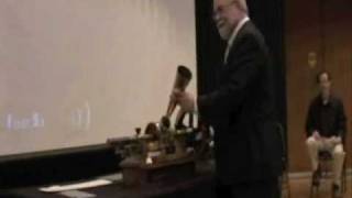 Edison Tinfoil Phonograph Demonstration  Stanford University [upl. by Gregoire738]