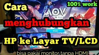 Cara menggunakan anycastCara menghubungkan Layar HP ke Tv [upl. by Calica]