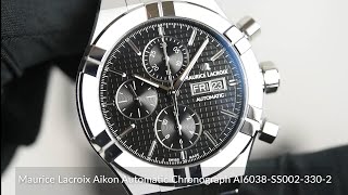 Maurice Lacroix Aikon Automatic Chronograph AI6038SS0023302 [upl. by Gnov692]