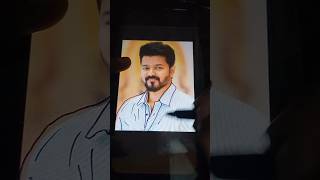 thalapathy vijaytvkungatamilvijaythalapathydrawingsketchyoutubeytshortsubscribe [upl. by Arrotal]