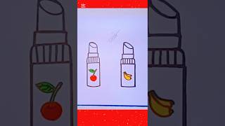 Lipstick Drawing for kids lipstick shortfeed shortvideo shorts [upl. by Eob774]