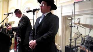 Baruch Levine sings by Chupah with Neshoma Orchestra [upl. by Rofotsirk691]