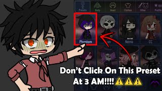 ⚠️🚫 Don’t Click On This Gacha Club Preset at 3 AM 🚫⚠️ [upl. by Daloris360]