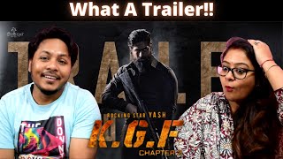 KGF Chapter 2 Trailer  REACTION  YashSanjay Dutt  Raveena  Srinidhi  Prashanth Neel  Vijay [upl. by Minsat]