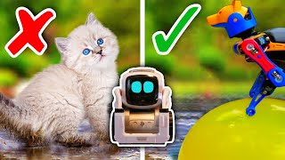 Cozmo Tries GENIUS Pet Life Hacks from 5Minute Crafts [upl. by Nywg]