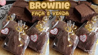 LUCRE MUITO COM BROWNIE FAÇA E VENDA BROWNIE MUITO FÁCIL DE PREPARAR [upl. by Olifoet]