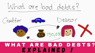 WHAT ARE BAD DEBTS  SHORT amp SWEET EXPLANATION [upl. by Kalfas574]