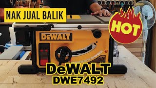 Table Saw Killer 2022  Dewalt DWE7492  RM2k sahaja [upl. by Wedurn]