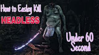 How to Kill headless under 60 second SekiroShadowDieTwice Pcgaming [upl. by Keller423]