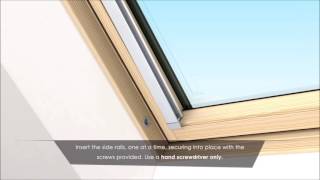 Skylight Roof Blinds Fitting Video [upl. by Yv]