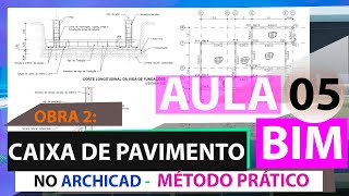 PAREDES DE PAVIMENTO NO ArchiCAD  Caixade Pavimento [upl. by Harned]