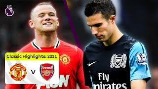 Manchester United 82 Arsenal  Full Premier League Highlights  201112 [upl. by Bywaters95]