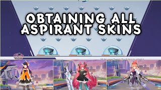 ALL ASPIRANTS SKINS UNLOCKED  ASPIRANTS 2024 PATTERNS AND SKIN PROBABILITIES [upl. by Minette]