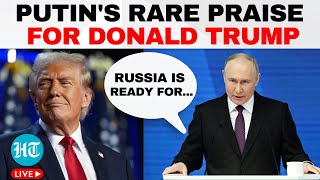 Putin on Trump Live Russian President Offers Rare Praise for Donald Trump  Ukraine War  US News [upl. by Notsag744]