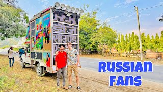 Meet With Russian Fans Dj Vlog  रशियन को नचाया डीजे पर [upl. by Gruver]