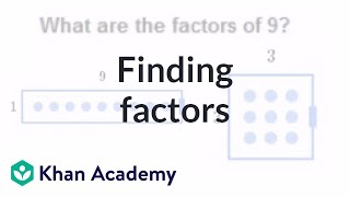 Interactive module finding factors  Factors and multiples  PreAlgebra  Khan Academy [upl. by Yrelav576]