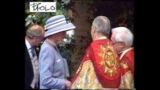 Princess Diana at The Wedding Of Viscount David Linley 8 October 1993 [upl. by Ayerhs]