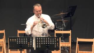 Gábor Tarkövi  TRUMPET SOLO PIECE  V Persichetti 19151987  Menorca Brass 2015 [upl. by Irrek]