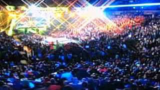 WWE BRAGGING RIGHTS 2010 WWE Titelmatch Randy Orton vs Wade BarretwJohn Cena Part 1 [upl. by Ahsinal100]