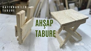 Katlanır tabure yapımı  ahşap tabure yapımı  folding stool construction [upl. by Luigino]