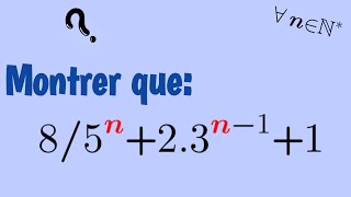 OLYMPIADE MATHS 🤔raisonnement par récurrence [upl. by Arman286]