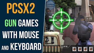 How to Play GunCon Games in PCSX2Qt 17 with Mouse amp Keyboard Gun Games with Mouse [upl. by Milena]