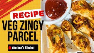 Veg Zingy Parcel Recipe  Easy And Tasty Recipe  CheemasKitchen [upl. by Georges]