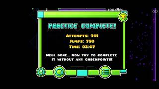 did i have to complete XO by Krmal in this many attempts gd geometrydash [upl. by Ecal]